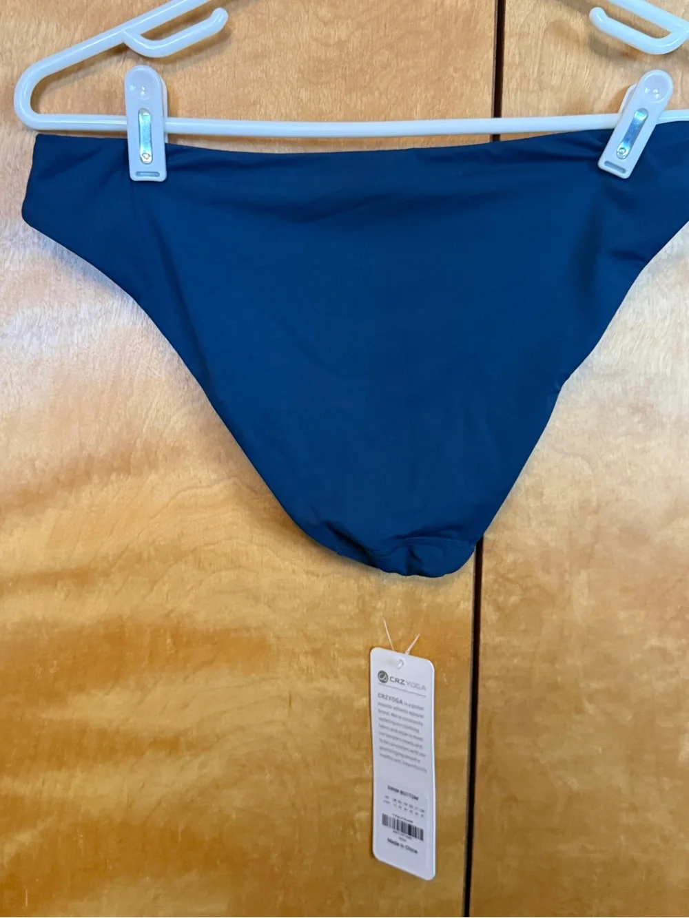 CRZ YOGA Women’s Insignia Blue Bikini Bottom Size Small